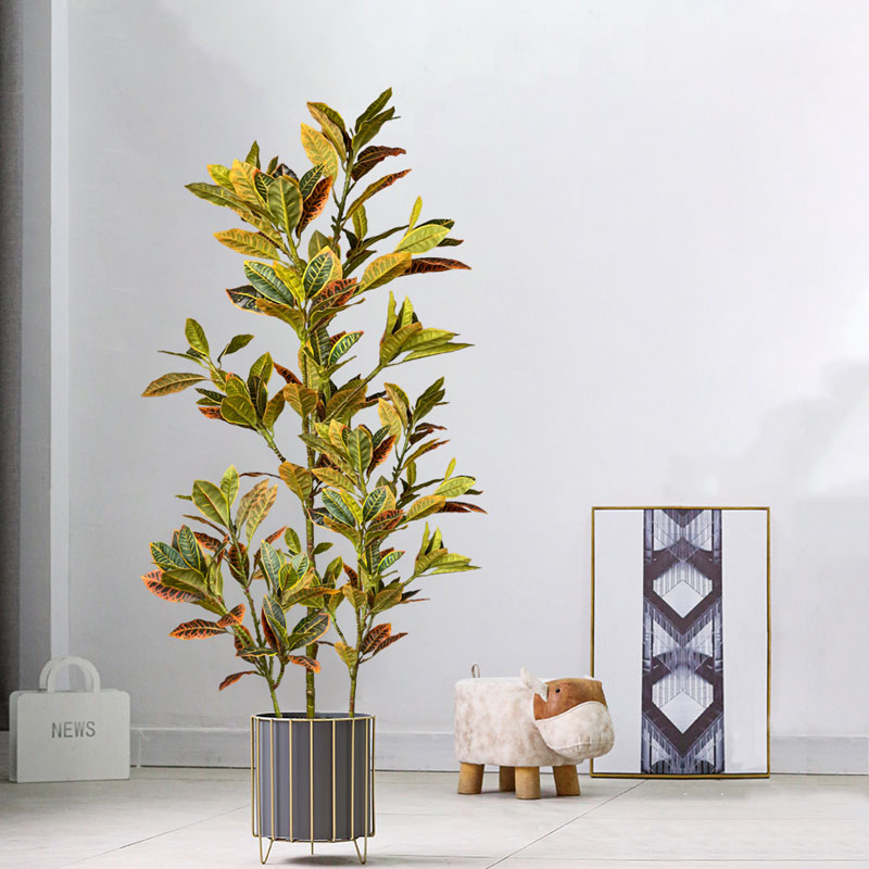 120 ซม.ขนาดใหญ่ปลอม Ficus Tree - Rubber Plant Ficus บทวิจารณ์และราคา