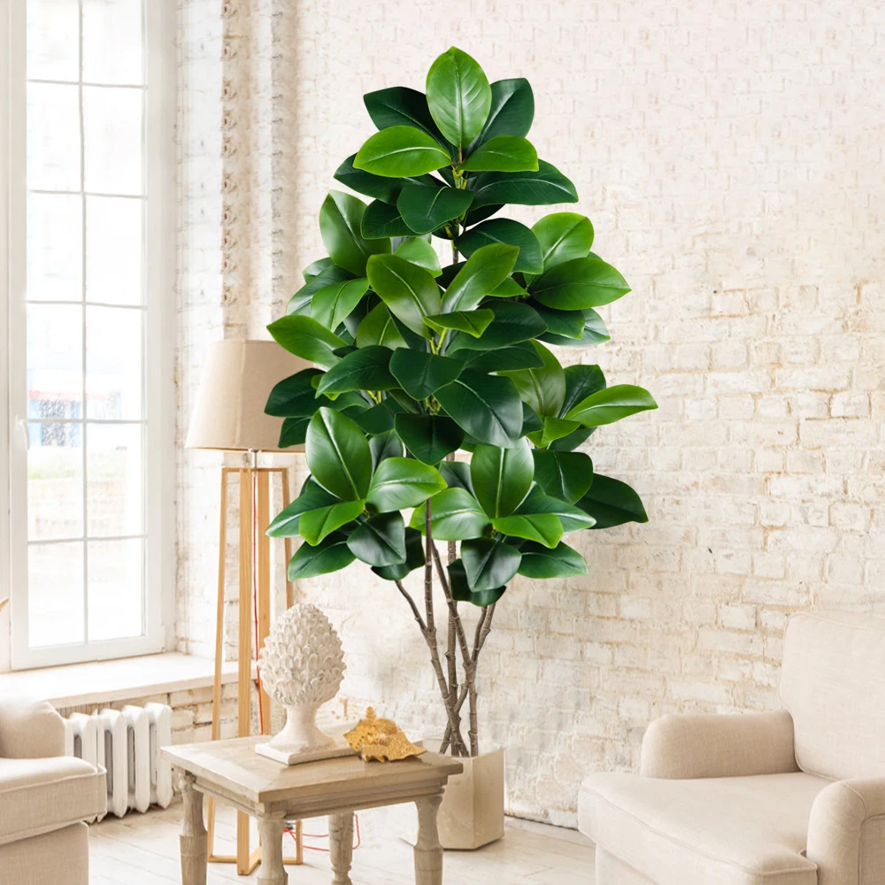 ต้นไม้ยางพาราปลอมขนาด 2-4.5 ฟุ - Rubber Plant Ficus บทวิจารณ์และราคา